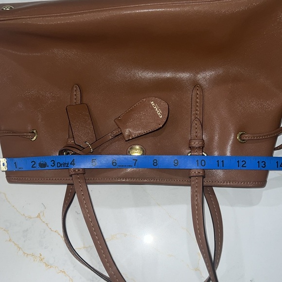 Leather Coach New York bag Brown  one size - Picture 9 of 11